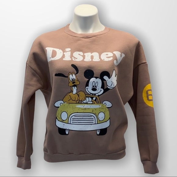Seven7 Tops - DISNEY Fleece Sweatshirt by SEVEN7 Size Medium